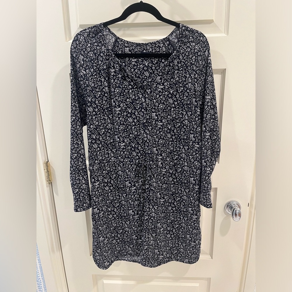 Gap Floral Navy Dress
